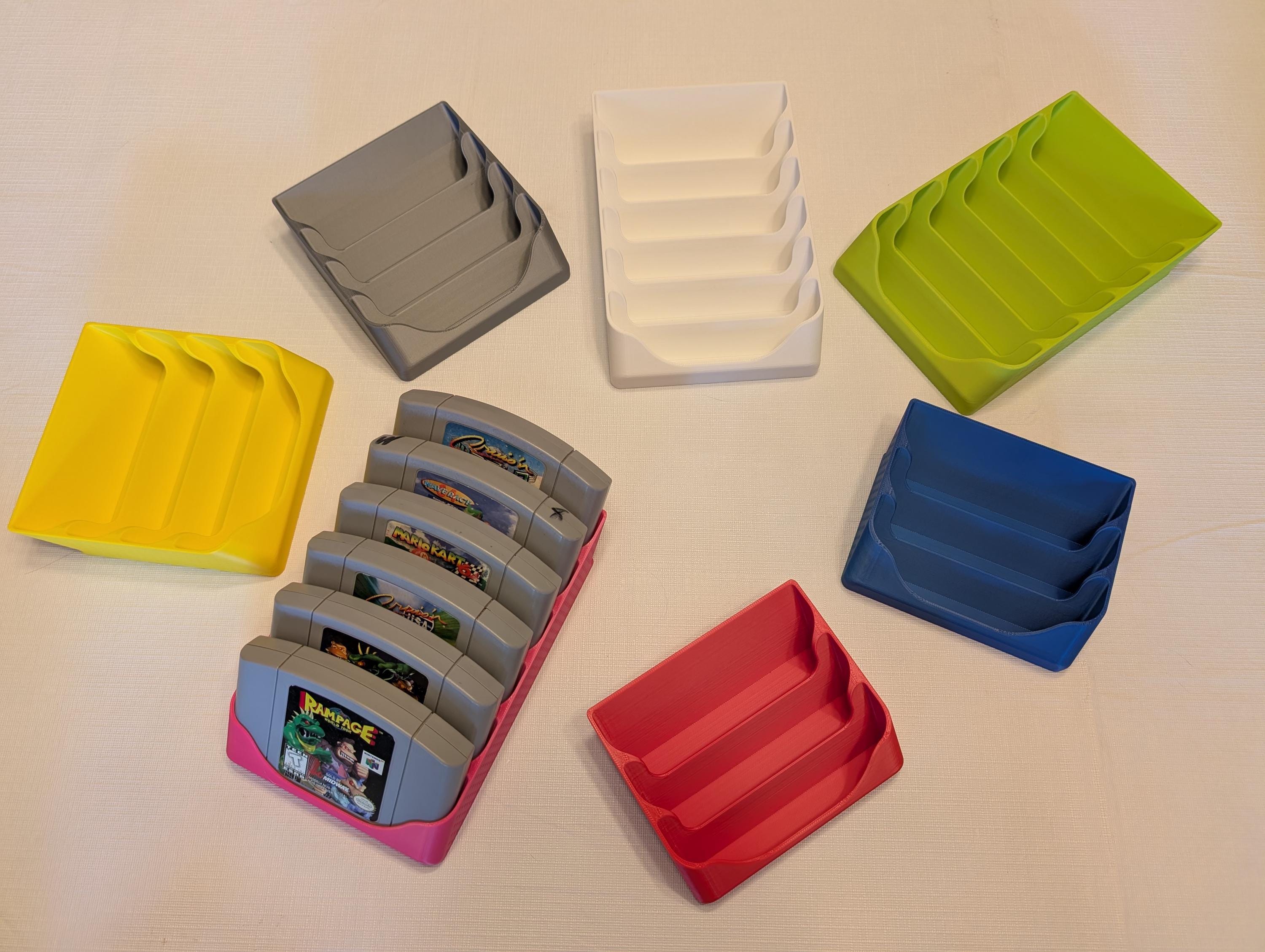 N64 Game Cartridge Anti Dust Storage Display Holder